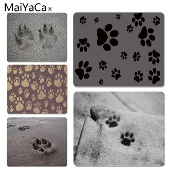 

MaiYaCa Simple Design Footprints Paw Computer Gaming Mousemats Size for 180x220x2mm and 250x290x2mm Small Mousepad
