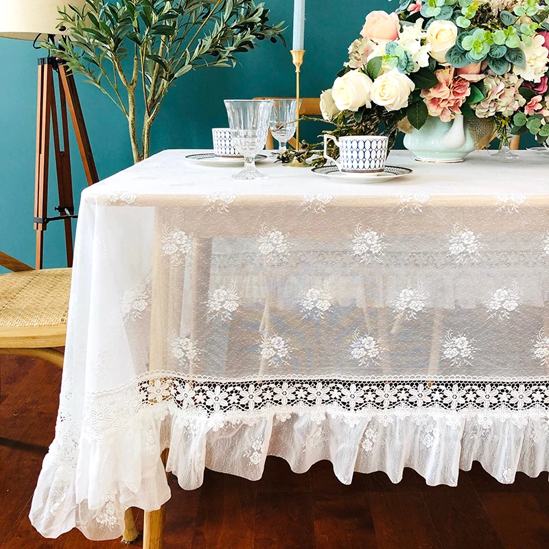 جديد الأوروبية نمط مستطيل طرحة الطاولة القماشية للمنزل ديكور 1 قطعة الفن الشاي نهاية عشاء الجدول غطاء الغبار سماط الفاخرة