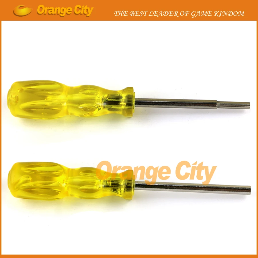 Желтая отвертка 3 8 мм + 4 5 для Nintendo WII NGC GB N64 кассеты SS шт./лот|screwdriver nintendo|screwdriver