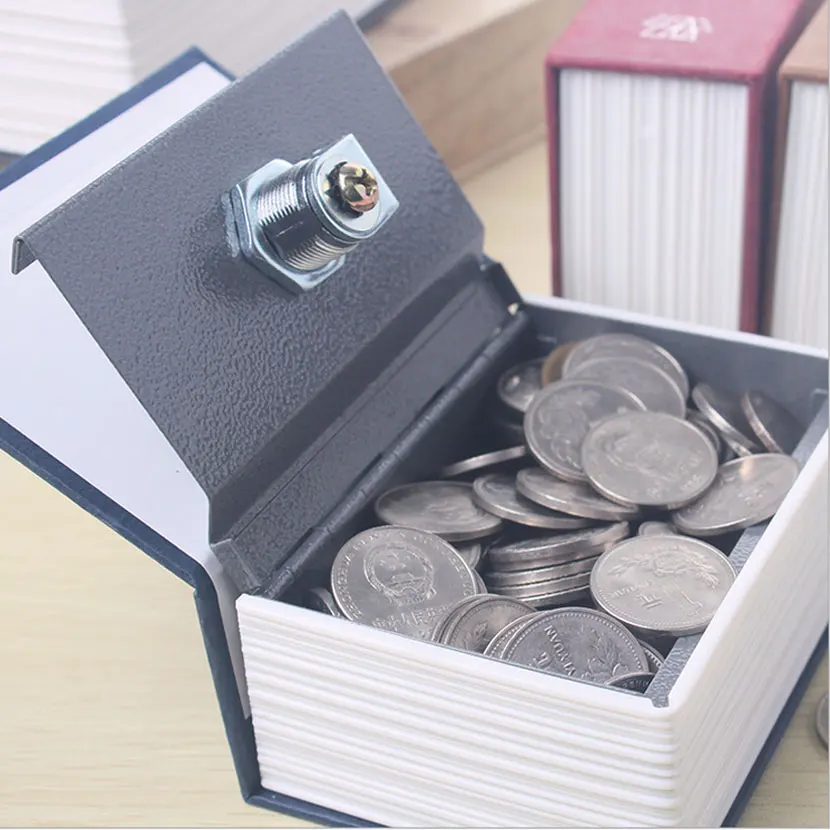 Dictionary Mini Safe Box Book Money Hidden Secret Security Safe Lock Cash Money Coin Storage Jewellery key Locker For Kid Gift Dictionary Mini Safe Box Book Money Hidden Secret Security Safe Lock Cash Money Coin Storage Jewellery key Locker For Kid Gift