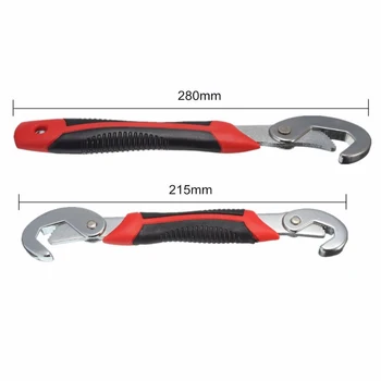

2pcs Wrench Set Universal keys 9-32mm Multi-Function Adjustable Portable Torque Ratchet Oil Filter Spanner Hand Tools