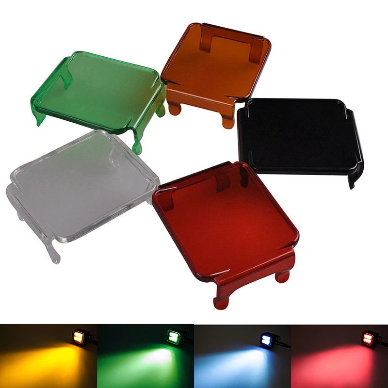 12w led work light 18w led work light square led driving light led pod light spot flood led working offroad off road white amber blue green pods 12v 24v atv 4x4 4wd 3inch truck fog light vehicles car auto motorcycl