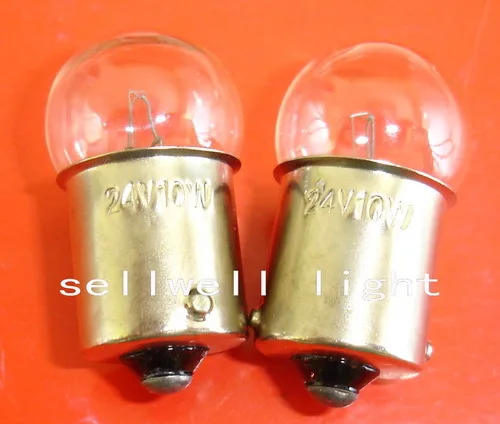 

Indicator lamp 24v10w5w card b15 dual contact round toe the car rear light bulb light bulb sellwell lighting