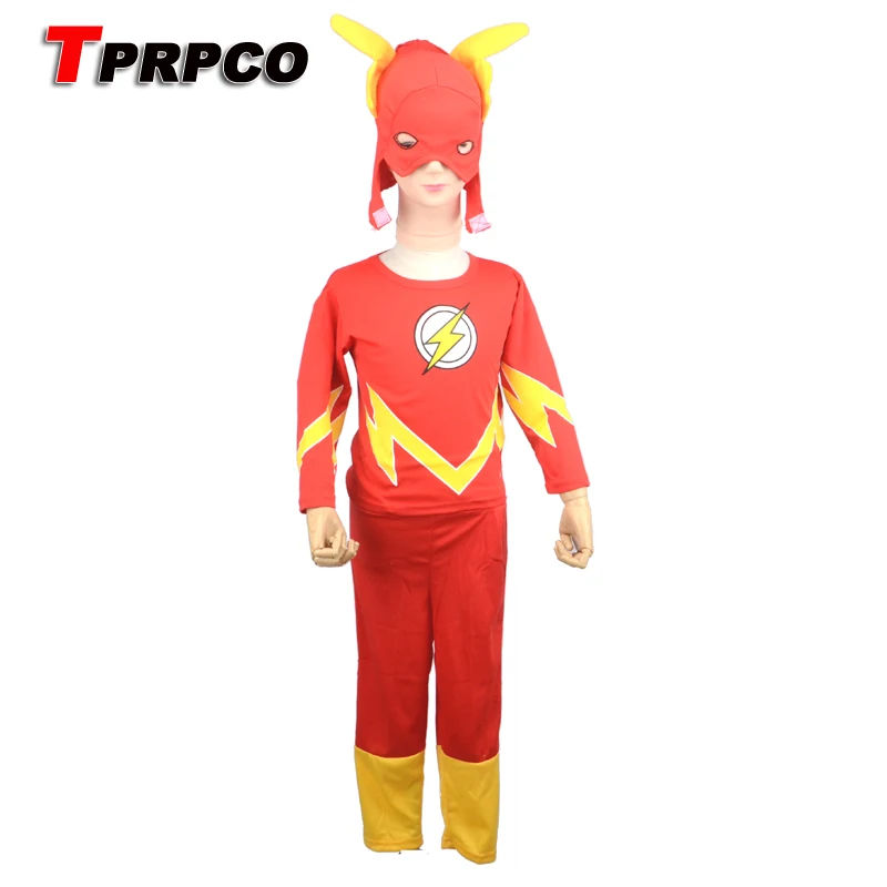 

TPRPCO 3 - 7 years Three piece suit Long sleeve Children kid Flash modelling costumes Blitzmann Play clothes Halloween NL952