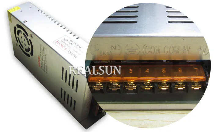 12V 30A 360W Драйвер импульсного источника питания переключения для Светодиодные ленты светильник Дисплей 220V