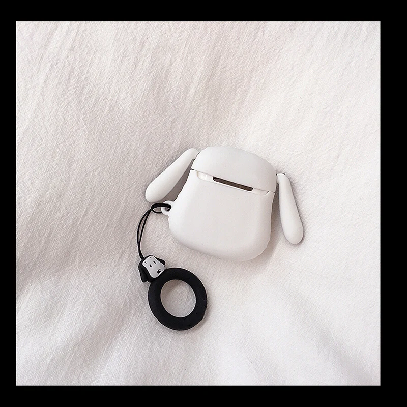 Cartoon bear dog Bluetooth headset cover for apple airpods case wireless headphone soft silicon earphone charging box case