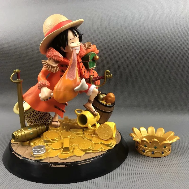 Фигурка сборщика KM Monkey D Luffy Fat Resin SD GK Игрушечная модель T30|Игровые фигурки и