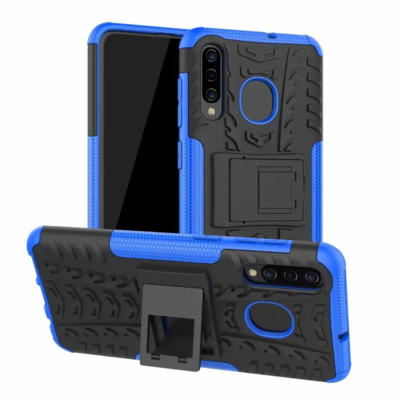 

For Samsung Galaxy A50 Case Shockproof Armor Stand Rubber Hard Phone Cover Bumper For Samsung M10 M20 M30 A40 A70 A90 A8S Coque