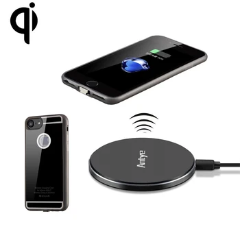 

Qi Wireless Charger for iPhone 7/7 Plus+Qi Receiver Soft TPU Case