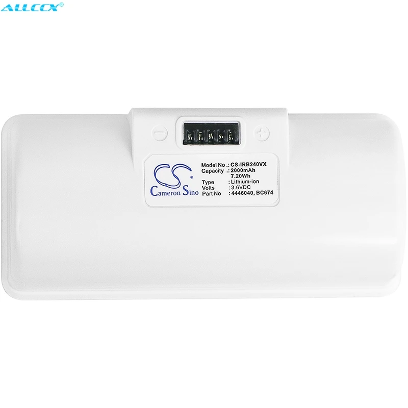 Аккумулятор Cameron Sino 2000 мАч 4446040 BC674 для iRobot Braava Jet 240 241 244 245 робот мытья