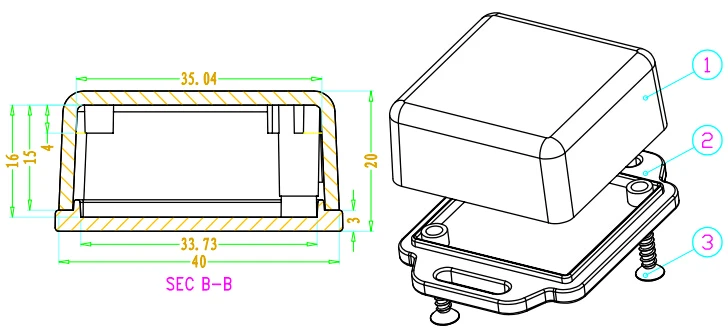 szomk plastic enclosure for electronics project enclosure junction housing electronics box instrument enclosure box (10).jpg