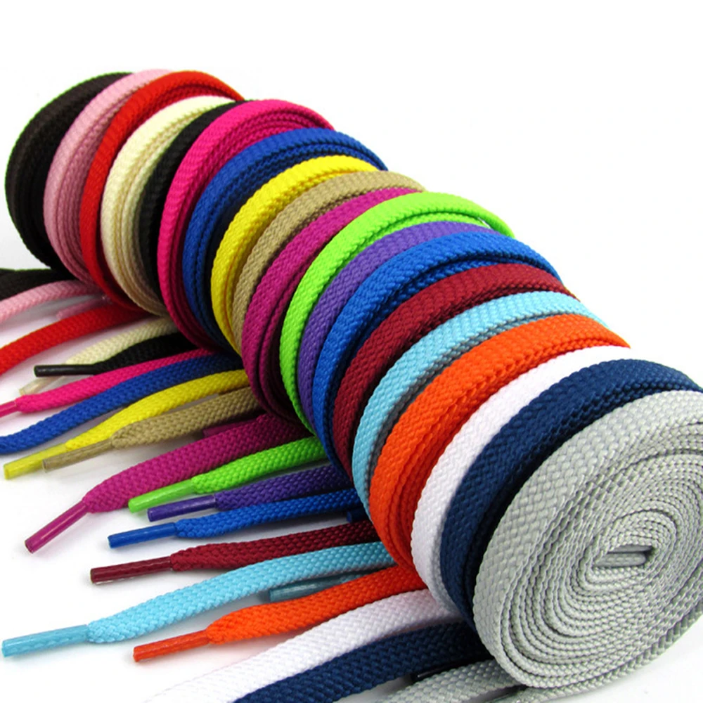 gray flat shoelaces