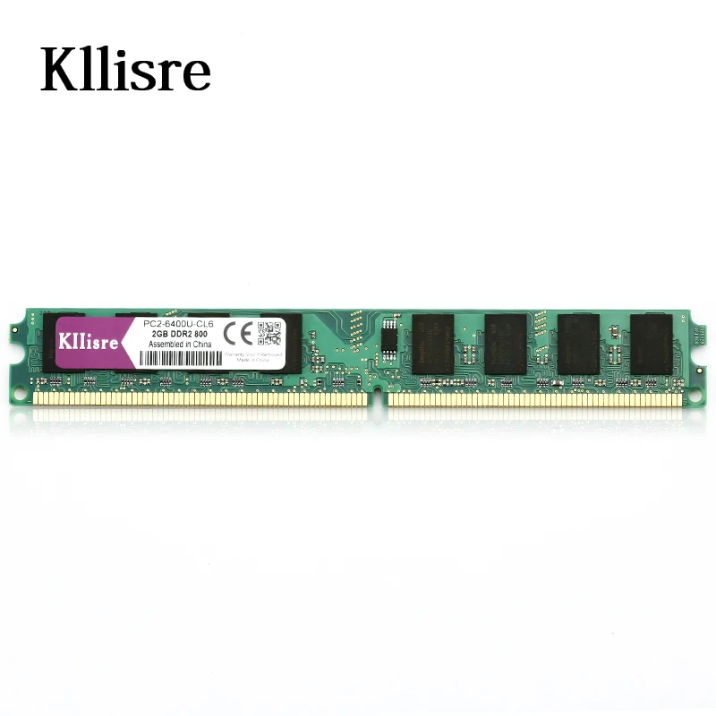 

Kllisre DDR2 2GB Ram 800Mhz PC2-6400U 240PIN DIMM Desktop memory