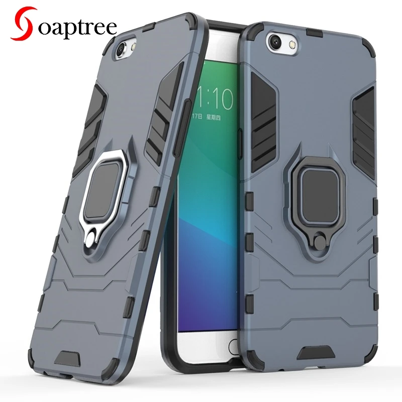 

Popsocket Cases For Oppo K1 F9 Pro A7X A5 A3s R17 Pro R15 R11s R11 R9s Plus Case Plain Hard Covers Iron Man Style Bags Skins