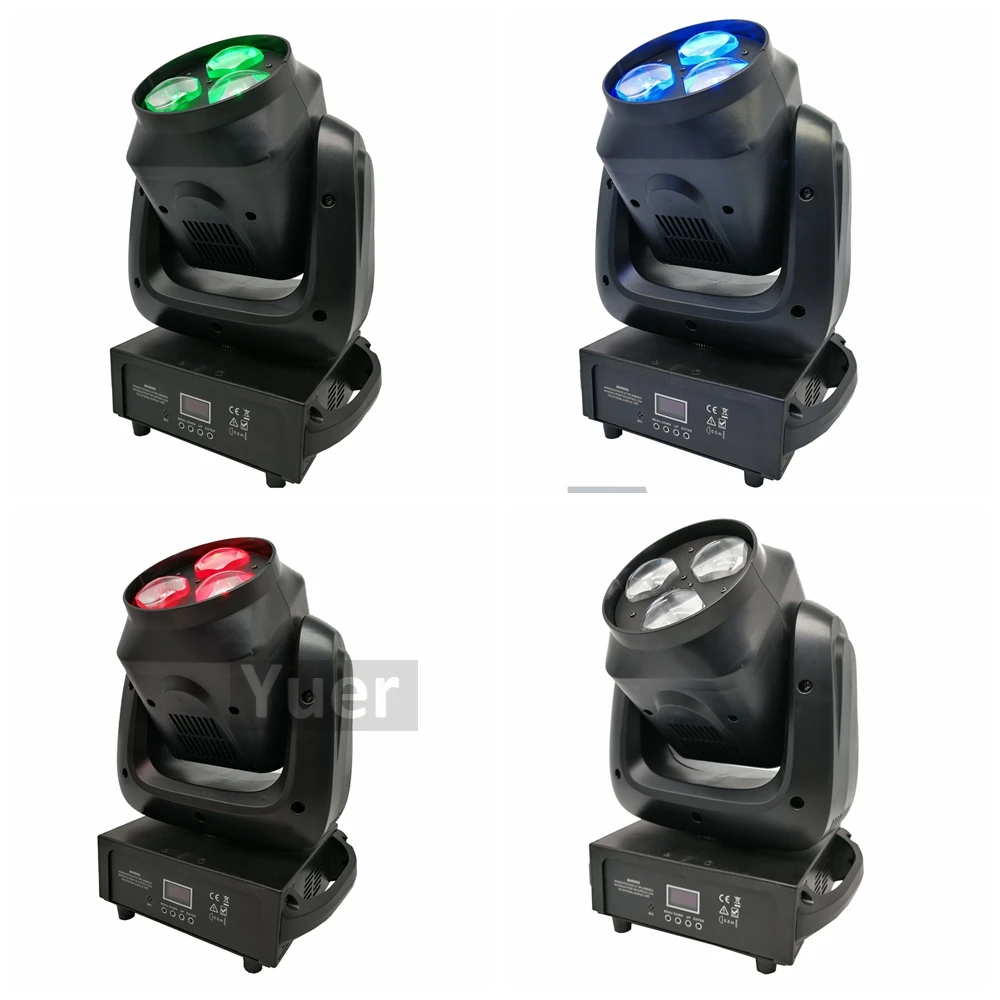 Movendo a Cabeça Feixe de Luz Luzes de Discoteca Luz de Palco Rgbw Led 3 x Dmx 512 40 w Levou Lavagem Zoom Led dj Xmas Musico Natal Som Ativa 13 Efeito de Iluminação de palco