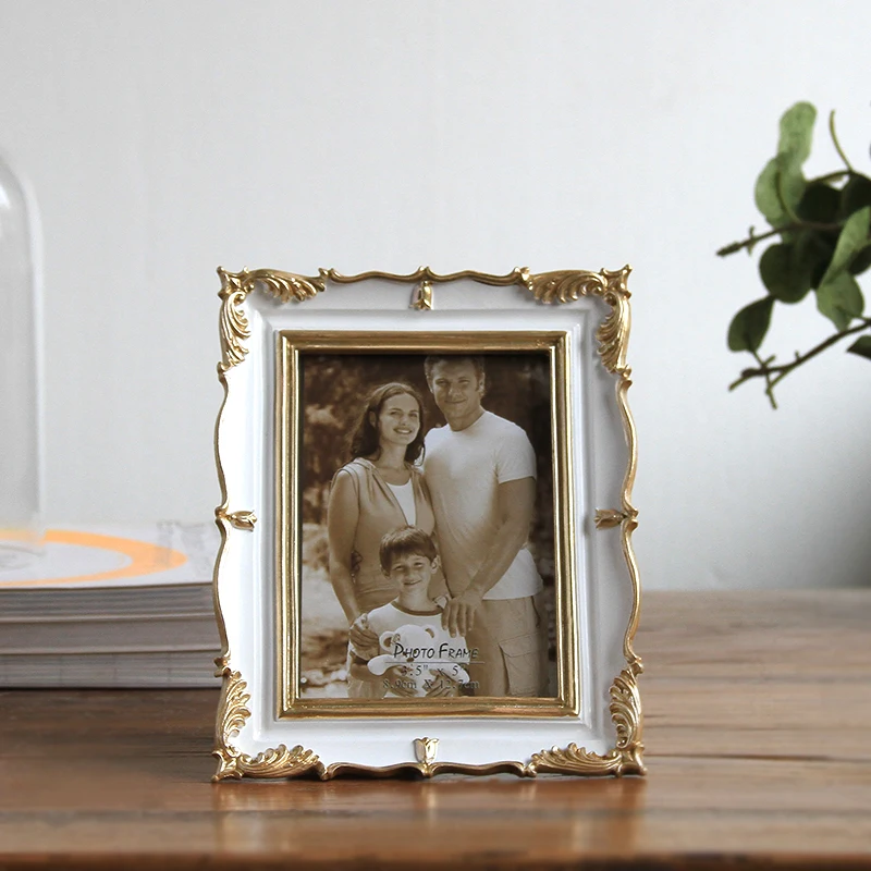 

Hot Selling Newest 6 - Inch 7 - Inch Creative Stage Photo Frame American - Made Old Minimalist Home Studio Resin Photo Frame