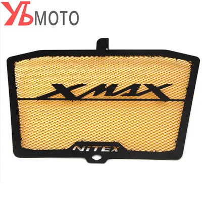 Аксессуары для мотоциклов решетка радиатора Защитная крышка предохранительный бак для YAMAHA XMAX X MAX 250 300 400 XMAX300 XMAX250 XMAX400 - Цвет: Gold