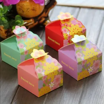 

AVEBIEN Small Fresh Flowers 20pcs Wedding Favors and Gifts Candy Box Birthday Party Candy Box wholesale Event Party Supplies