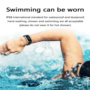 

IP68 water resistant sports wristband blood oxygen monitor male smart bracelet outdoor activity smart band best business gifts