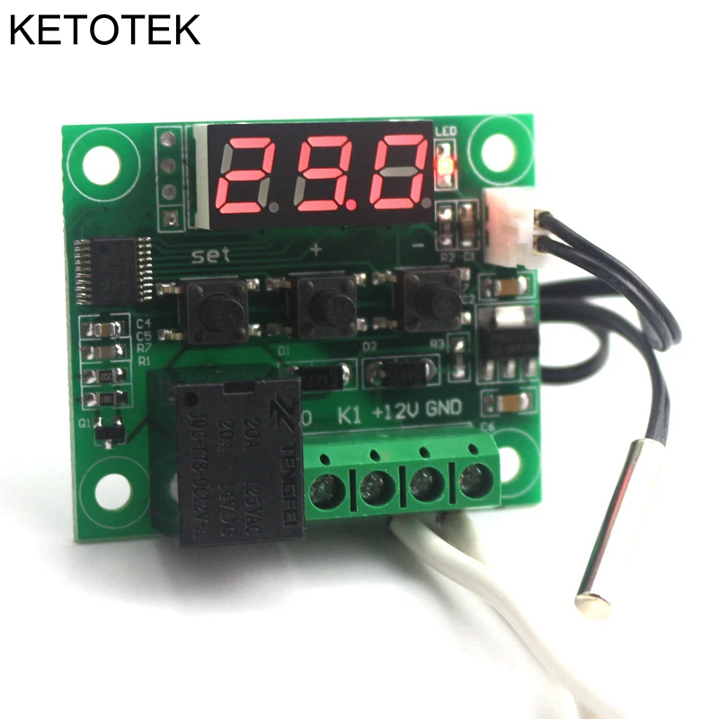 45~ 100 цифровой регулятор температуры Термостат контроль температуры термостат переключатель пластины W1209