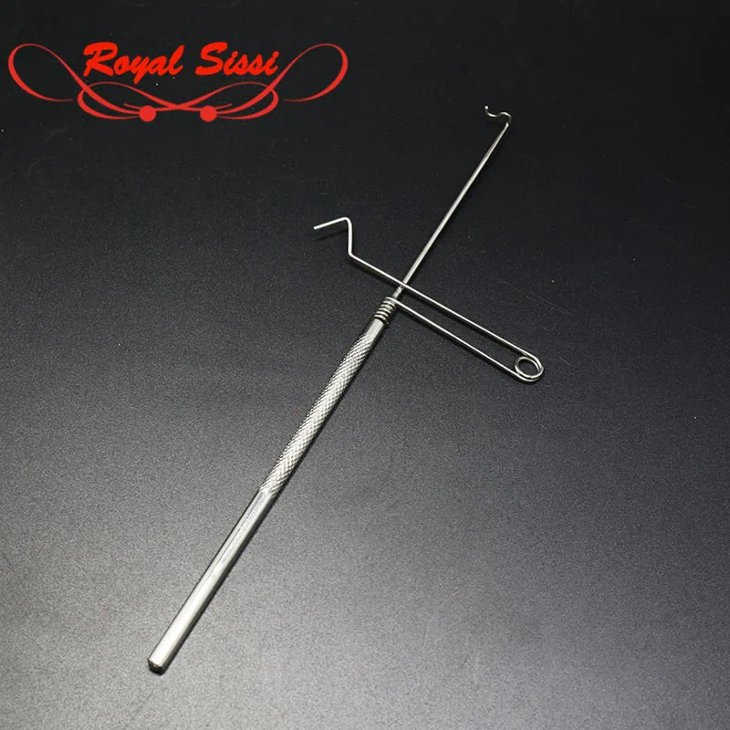 

Royal Sissi 2sizes SS Whip Finisher Rip Lips stainless steel whip finishers SS W/F general Fly Tying Tools For Knotting Nodules