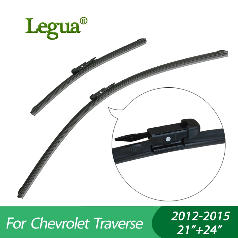 Legua Wiper blades for Chevrolet Traverse(2012 2015),21"+24",car wiper
