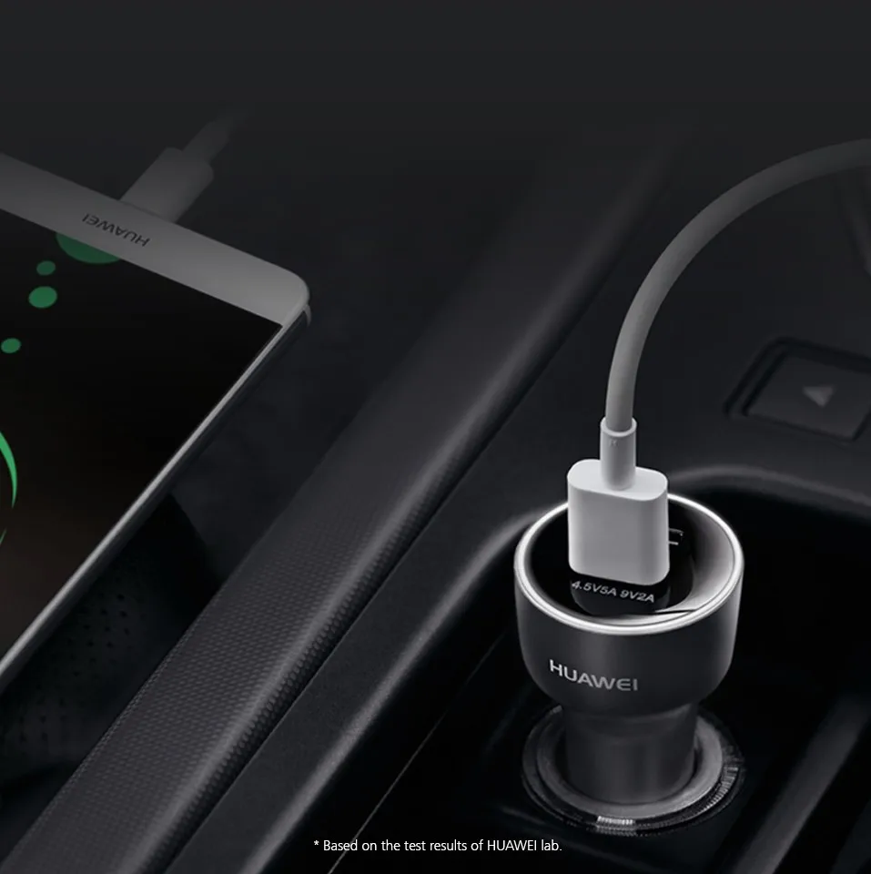 HUAWEI SuperCharge стандарта автомобиля Зарядное устройство Max 22,5 W 4,5 V 5A USB-A USB-C Вход Порты и разъёмы 4 Слои безопасности двухканальная видеокамера с защитой Выход Порты