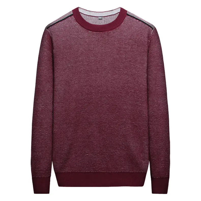 MuLS 2019 Birdseye Knit Sweater Men Pullover Colored Wool Spring Sweater Jumpers Autumn Male Cotton knitwear Blue Black Red Grey 11