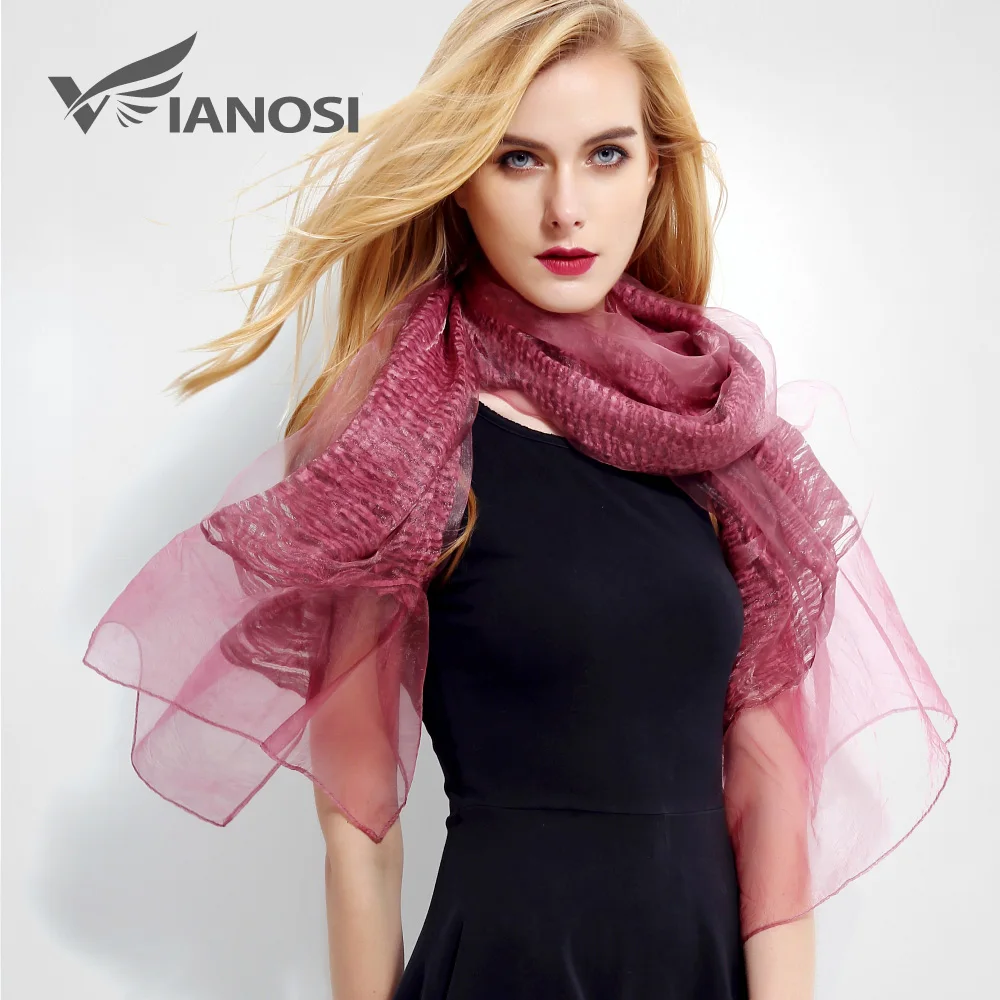 [VIANOSI] Модный Шелковый шарф Роскошные Scarve женские брендовые Cachecol для женщин шаль