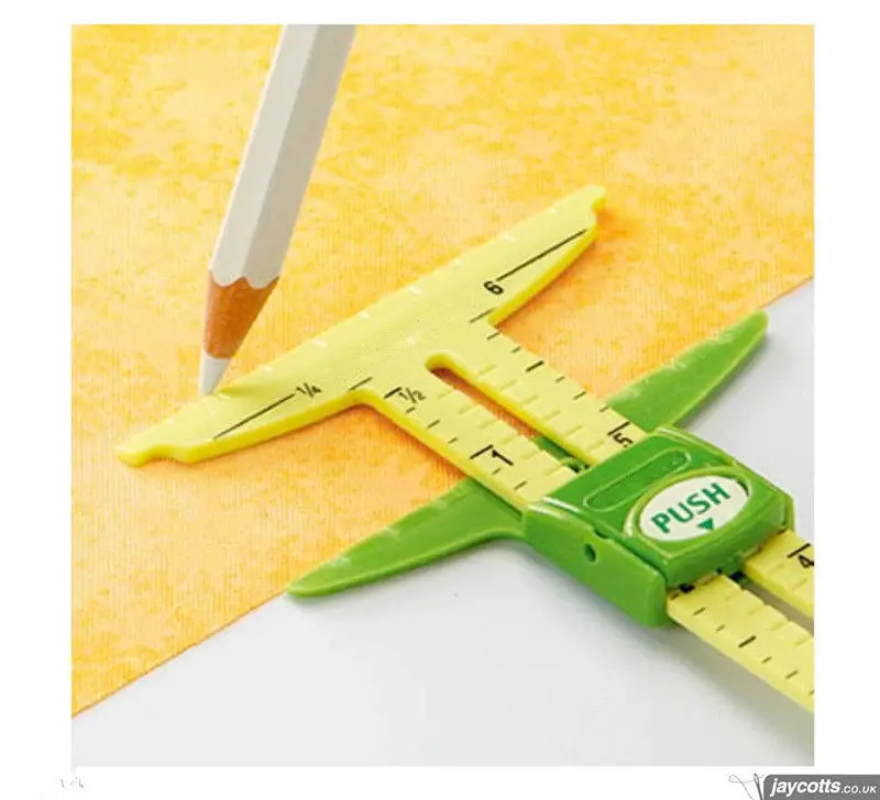 

5-IN-1 SLIDING GAUGE WITH NANCY ZIEMAN Measuring Sewing Tool(two size you can choose)