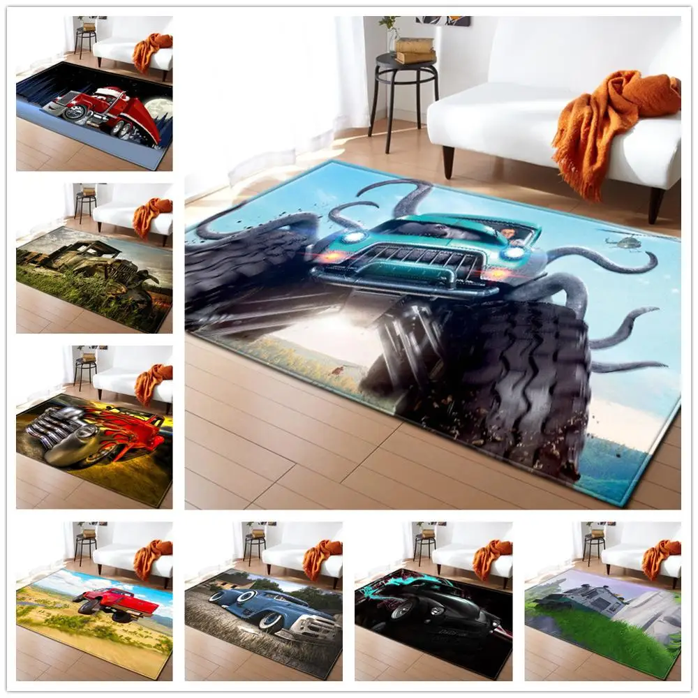 Мультфильм гостиная большие размеры ковры 3D монстр чай Настольный коврик Домашний декоративный ковер детские игры маты для ползания Дети спальни коврики