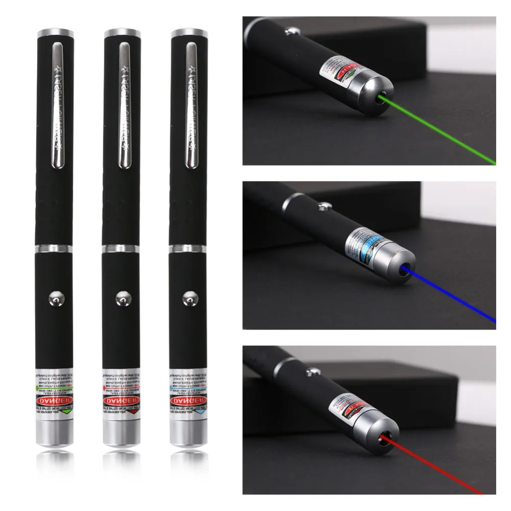 Мощный 3 цвета лазерный фонарик лазерная указка ручка обучающий ведущий луч светильник Мощный лазерный прицел для охоты устройство