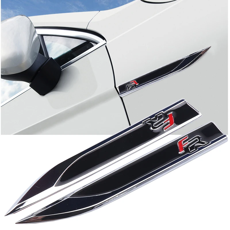 

2Pcs Zinc Alloy Emblem Badge Decals 3D Metal Fender Side Car Sticker for Seat Leon Cupra Ibiza Altea Exeo Car Styling