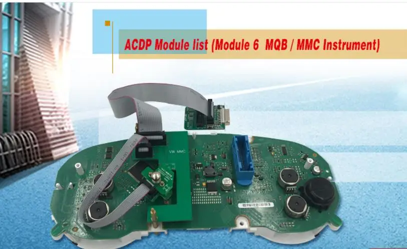 Yanhua мини ACDP с 8 модулей для BMW Полный серии ключ/пробег программы, для KIA K3/K5, для Соната 9, для VW MQB/MMC пробег - Цвет: Module 6 MQBMMC