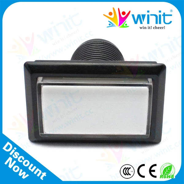 

Rectangle Push Button Switch With LED Light And Microswitch Waterproof Illuminated Push Button Momentary (51*33mm)