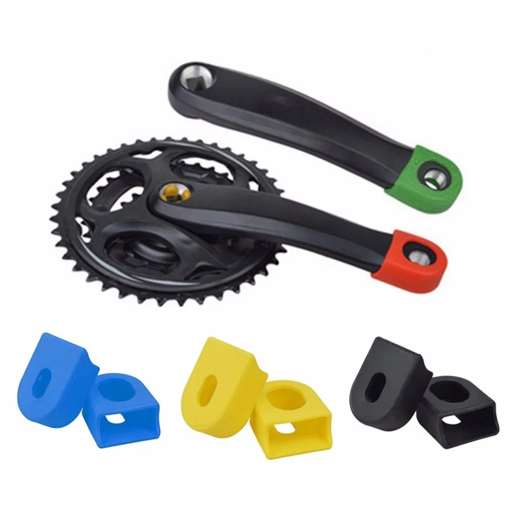 

Crankset Mountainbike Bicycle Protective Bash Boots For Alloy Crank Arm crank protector protective cover New arrival