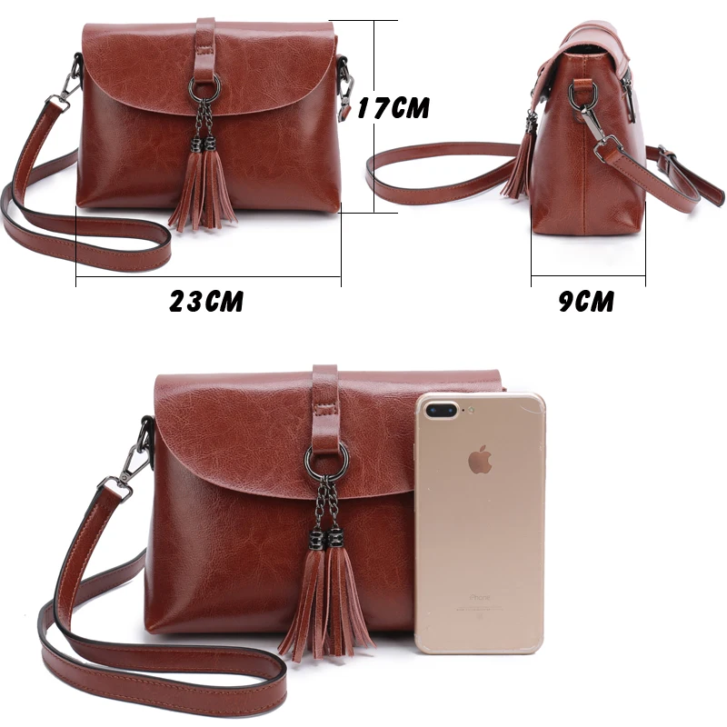New Arrival Genuine Leather Female Shoulder Bag Tassel Women Cross body Bag 2019 Fashion Messenger Bag Small Flap Bags for Lady New Arrival Genuine Leather Female Shoulder Bag Tassel Women Cross body Bag 2019 Fashion Messenger Bag Small Flap Bags for Lady