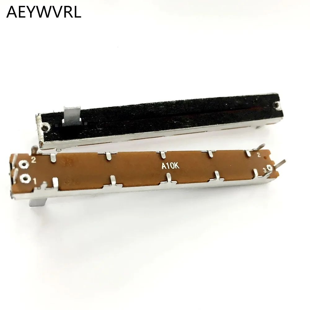 

Single potentiometer A10K A20K A50K 75MM Straight Slide Potentiometer handle 15MM