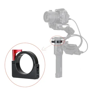

EACHSHOT RoninS-Ring Extension Mounting Ring for DJI Ronin S with 1/4" and 3/8" Mount Applied to Camera Monitor Rode Microphone