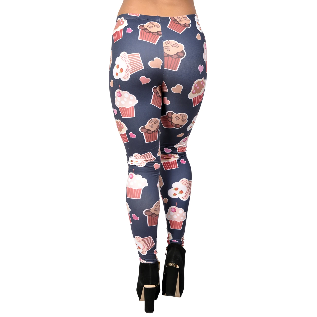 Women's Muffins And Cupcakes Leggings Medium (2)
