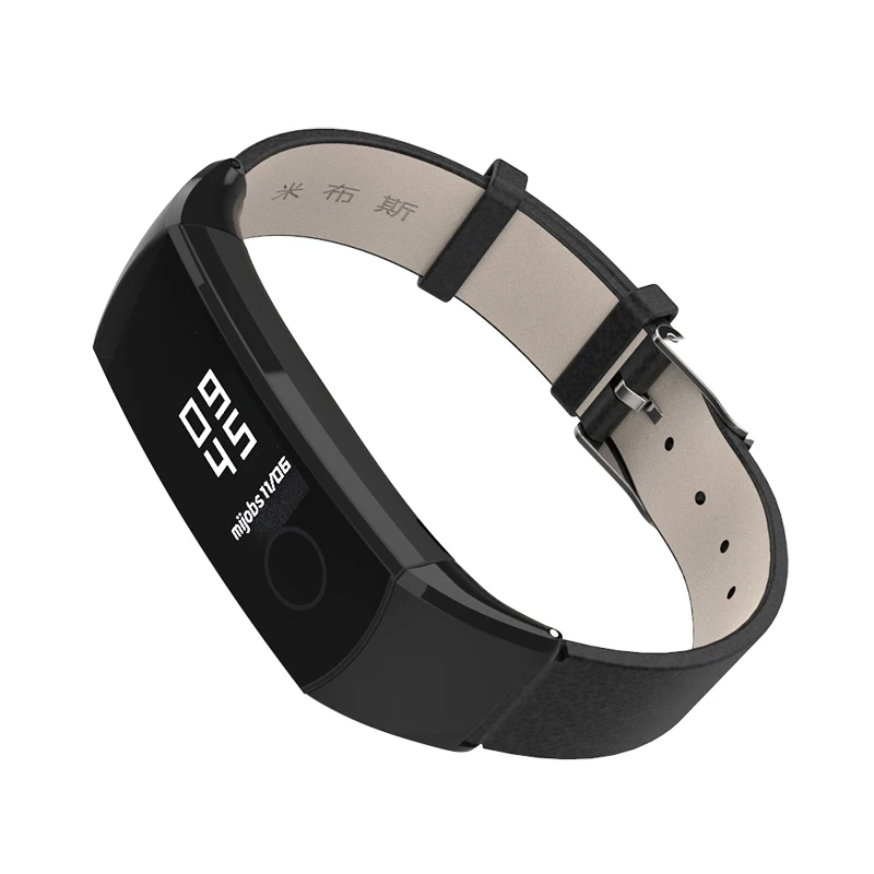 Ремешок Mijobs из натуральной кожи для huawei Honor Band 4, ремешок, браслет, умный ремешок, сменный Браслет для Honor Band 4, аксессуары