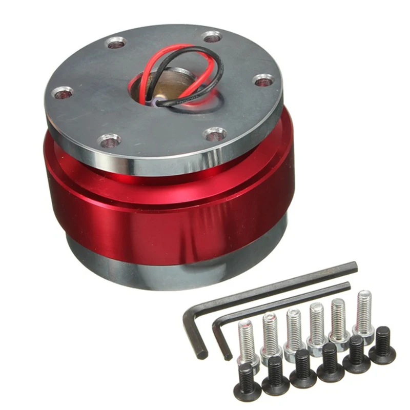 AUTO Universal Car Auto Steering Wheel Quick Release Hub Adapter Snap