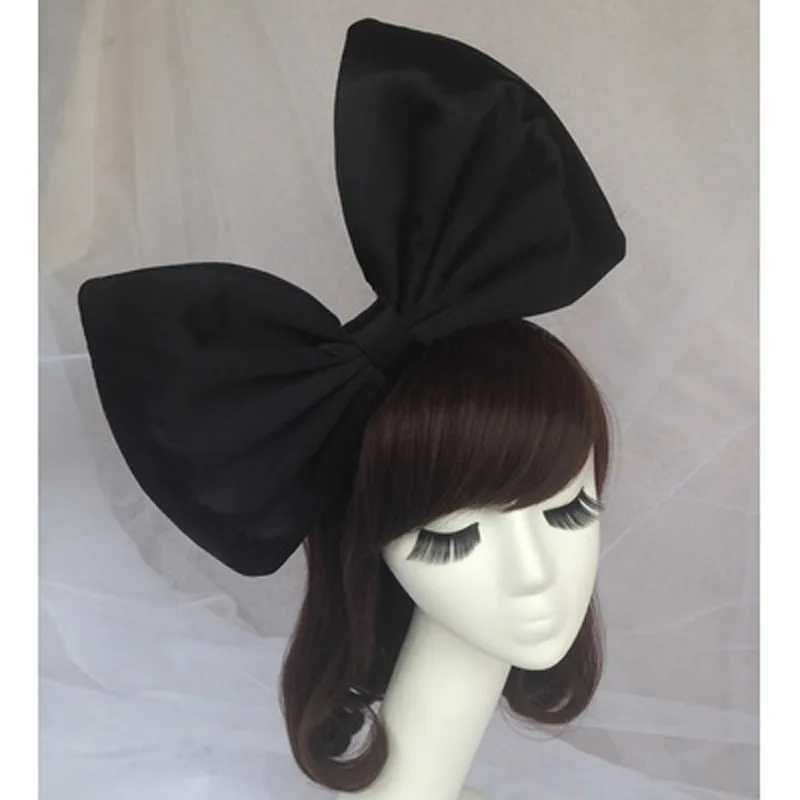 Oversized Super Giant Big Bow KIKI Cosplay Hair Headband Party Photo Props for adult (2)