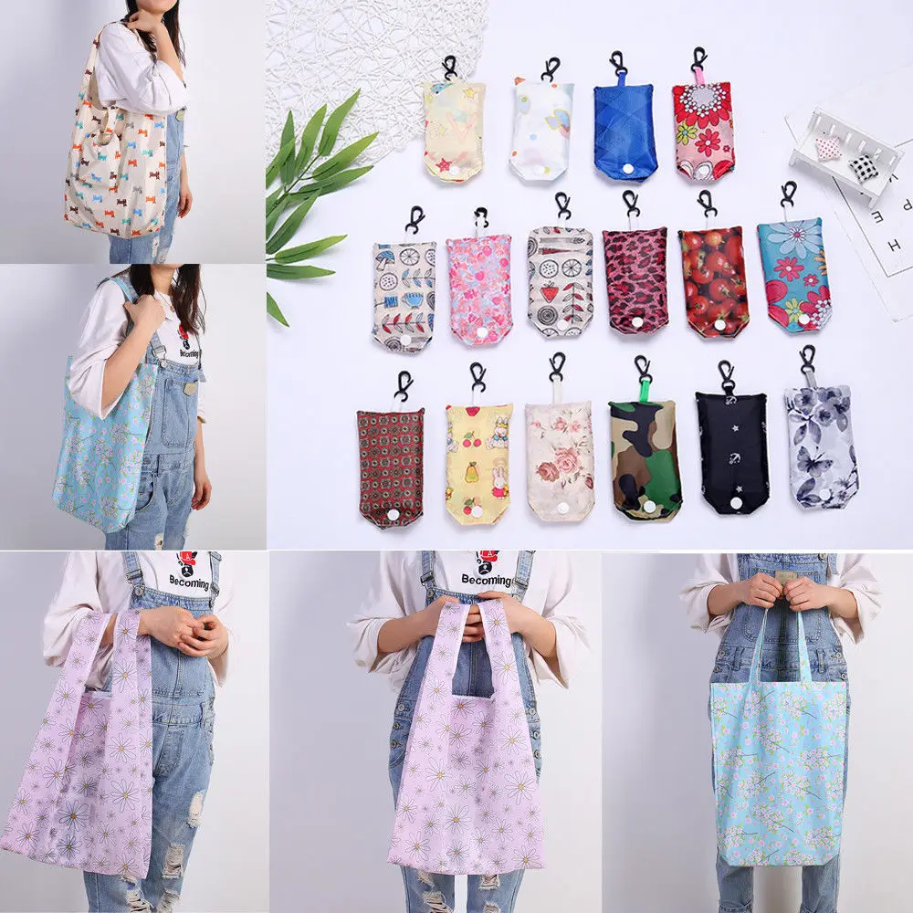 20 шт. Эко Торговый Travel плечо сумка Tote Сумочка многоразовые сумки складной