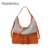 Nastenka moda bolsos hobos mujer bolso hobos del bolso de cuero hombro de la marca de lujo bolsos mujeres bolsas diseñador bolsos