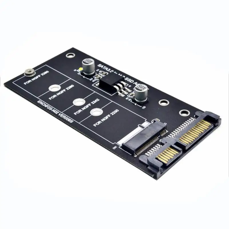 SATA 3,0 22 Pin SATA для M.2 SSD адаптер M2 Плата расширения для ключа B/(B+ M) ключ SATA сигнала M.2 NGFF SSD 2242/2260/2280