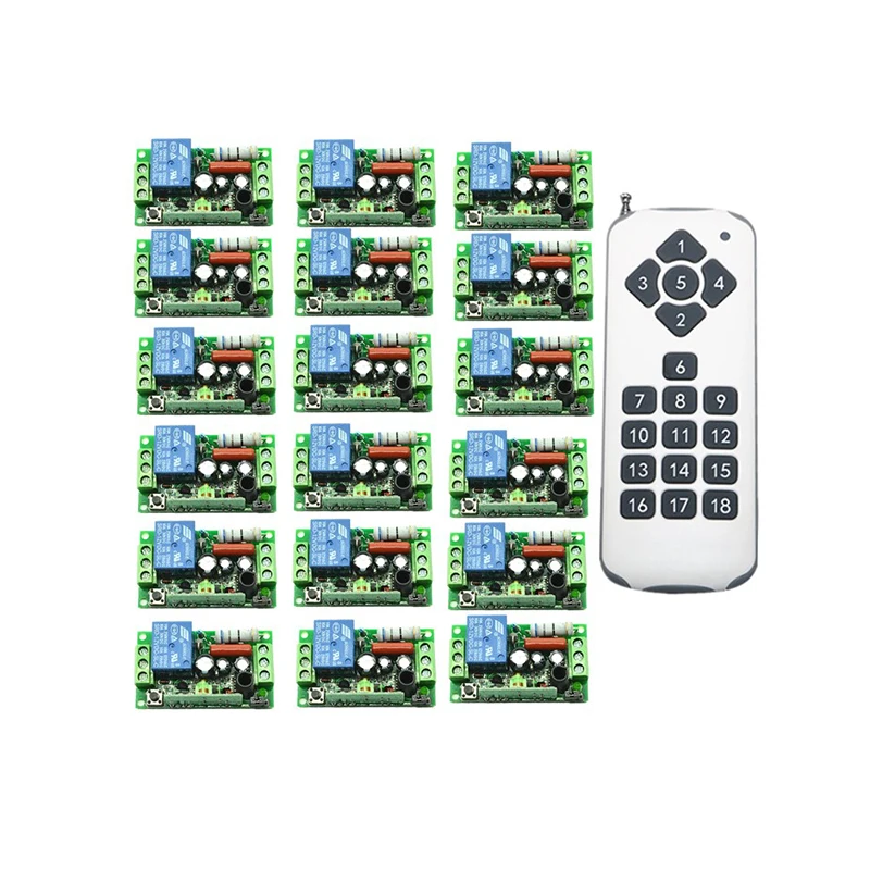 Ac 220v 110v 1 Ch 1ch Rf Wireless Remote Control Led Ceiling Light