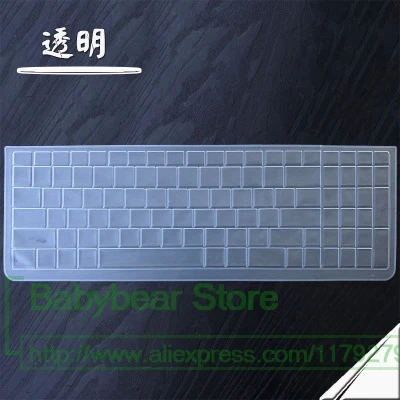 Для Asus X552 X551 X552C X552E X551MA X551MAV D552C Y582 S550 N550J X550 X502 15,6 ''Клавиатура ноутбука Защитная крышка клавиатуры - Цвет: transparent