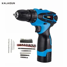 KALAIDUN Electric Drill 16 8V Power Tools Screwdriver Lithium Battery Cordless Drill Mini Drill With Accessories