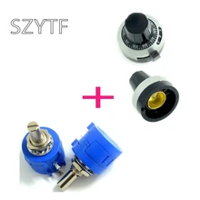3590s-2-202 precision multi- turn potentiometer 2K + knob scale knob with locking